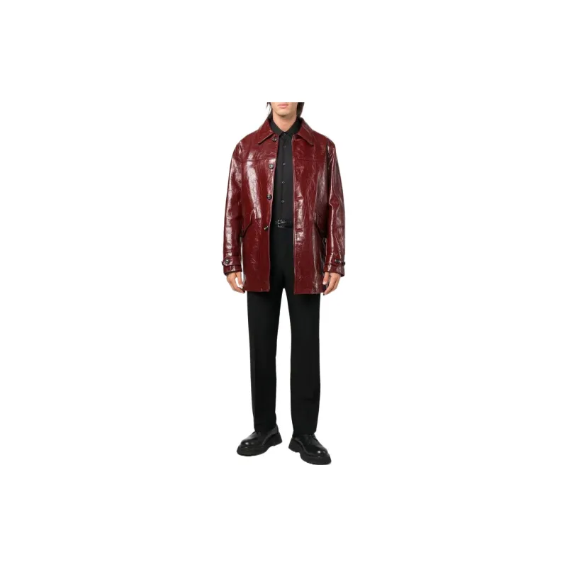PRADA Long Sleeved Poplin Shirt-1