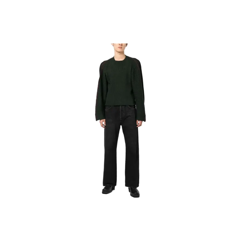 ECKHAUS LATTA Ash Crew-neck Jumper-1
