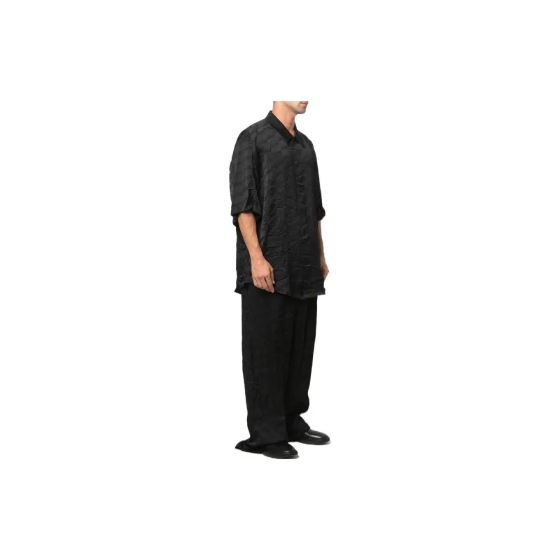 Balenciaga Balenciaga BB MONOGRAM FW22 Shirt Men's Black-4