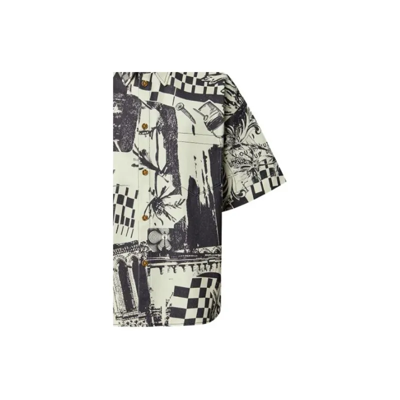 LOUIS VUITTON SS23 Shirt Men's Ivory White-4