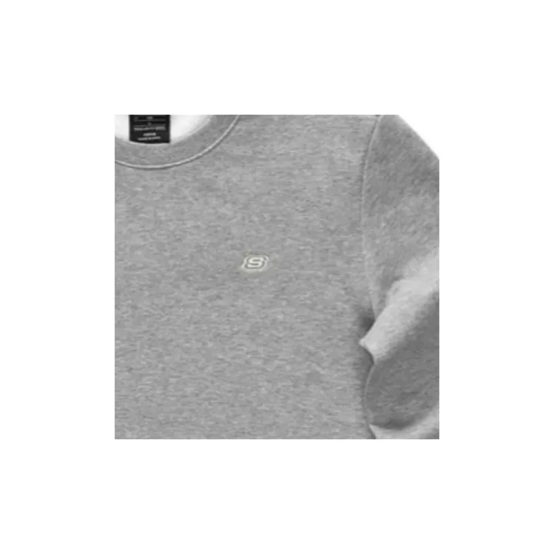 Skechers Colorful Sweatshirt Unisex Medium Heather Gray-3
