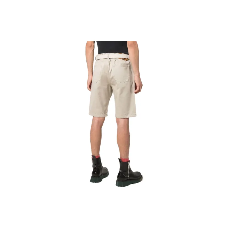 OFF WHITE Belted Bermuda Shorts-1