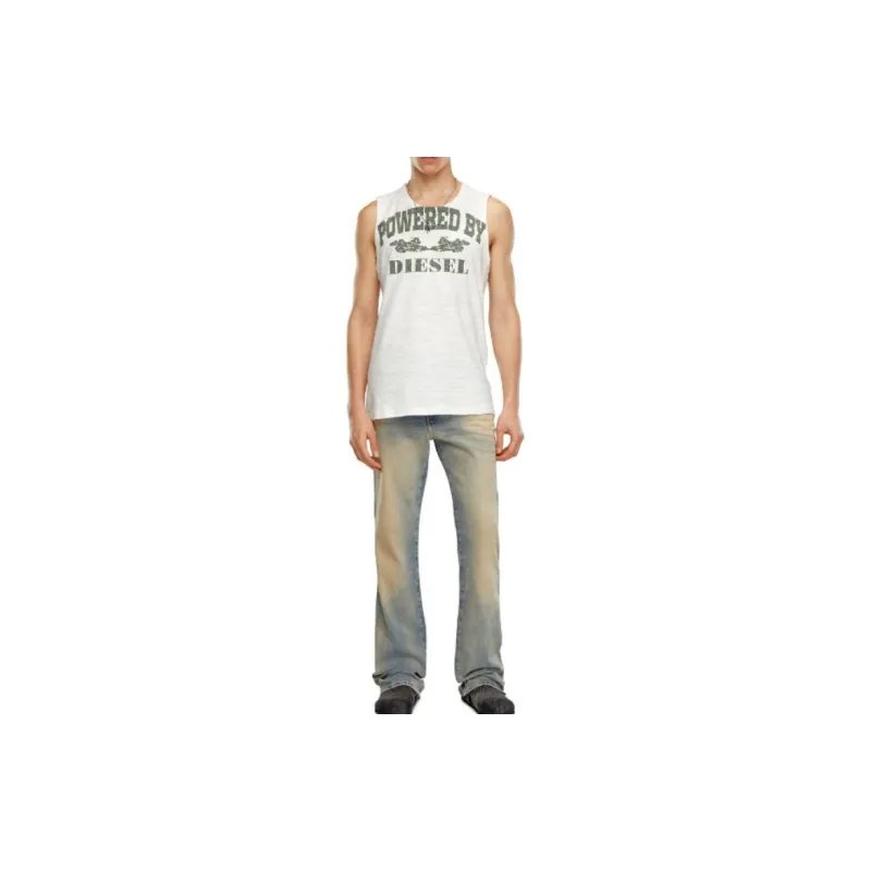 DIESEL Tank Tops Men White-1