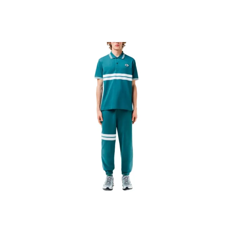 LACOSTE Polo Shirt Men's Emerald Blue-1