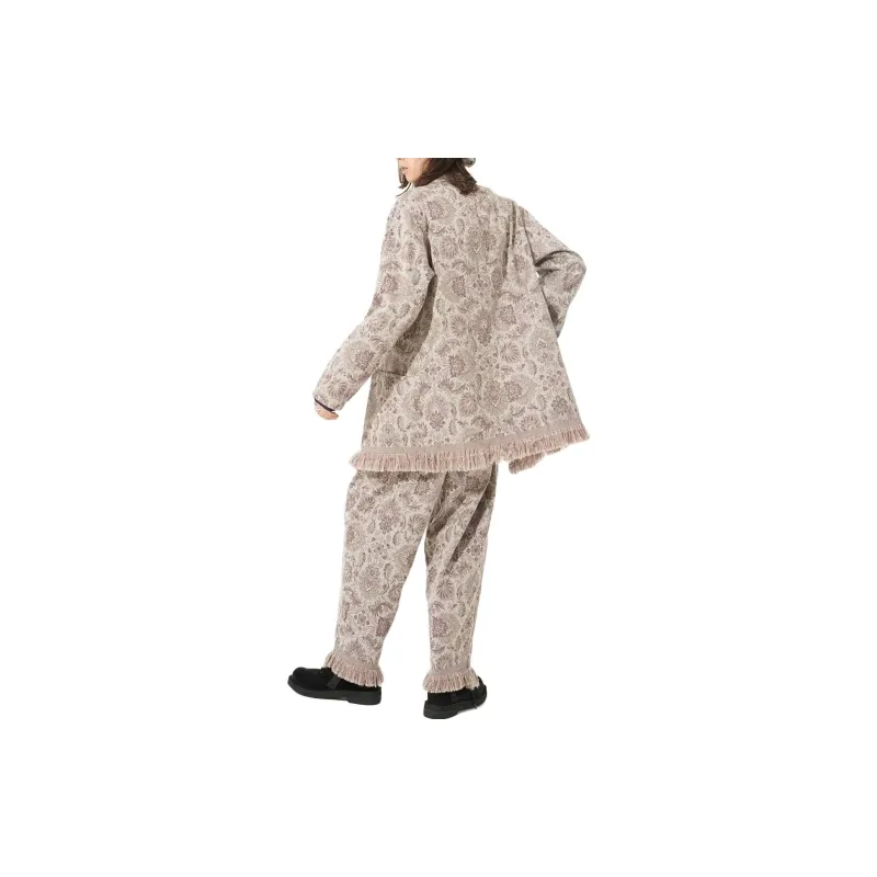 Yohji Yamamoto Casual Pants Unisex Beige Yellow-4