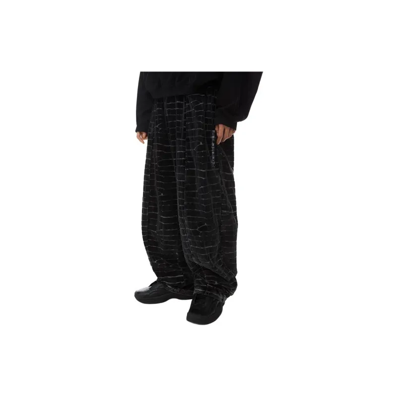 Alexander Wang Wide leg Velvet Track Pants-3