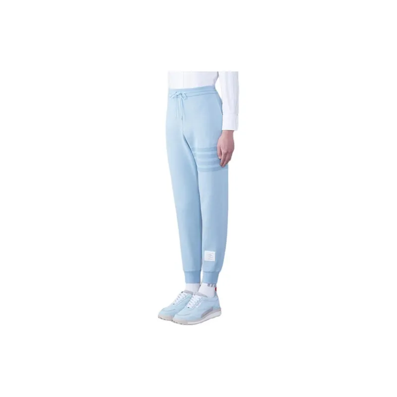 THOM BROWNE 4 Bar Striped Drawstring Track Pants-1