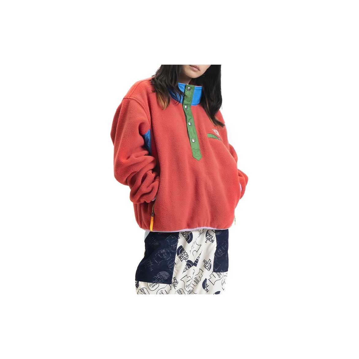 THE NORTH FACE X Brain Dead 89 Placket Pullover Fleece XL