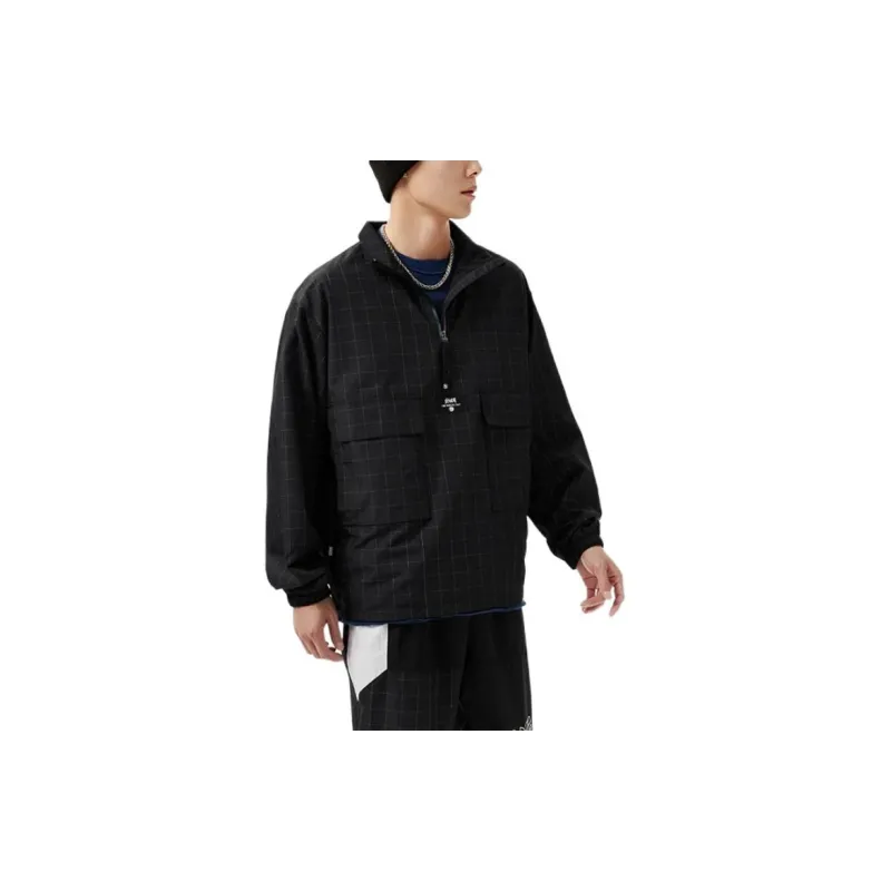 LiNing Badfive Trench Coat Men's Black-4