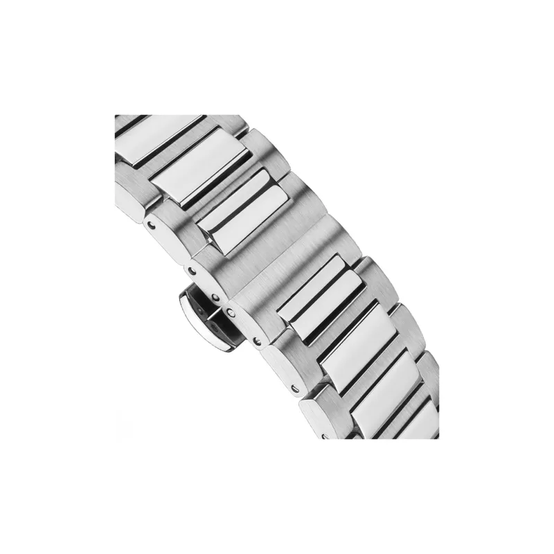 DANIEL GORMAN Daniel Golman Watch For Men Mechanical Movement Stainless Steel Strap Watch Men's Watches Silver Dial-2