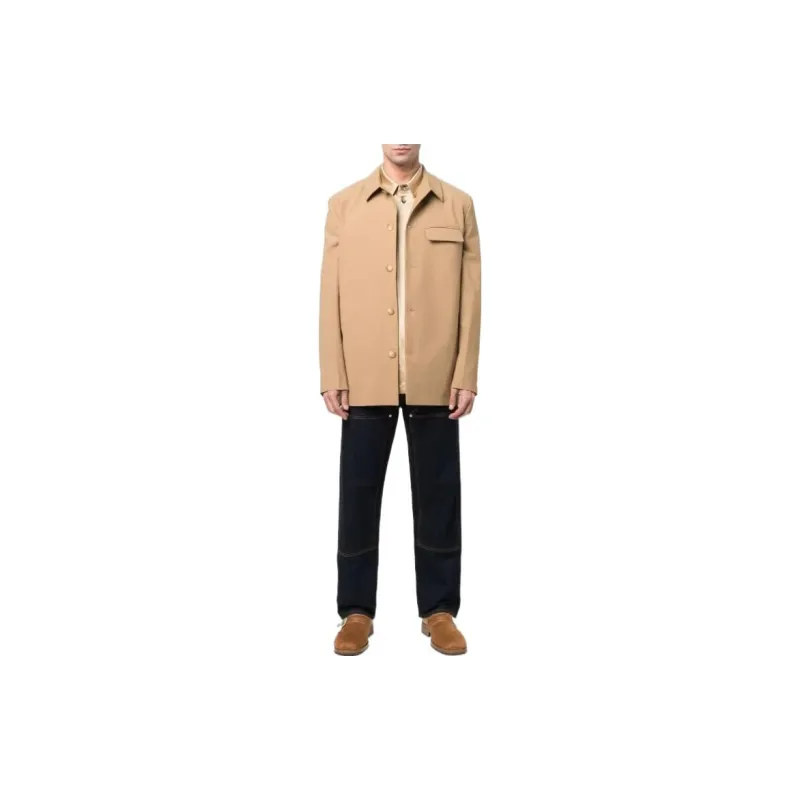 NANUSHKA Button Up Straight Hem Tailored Overshirt-1