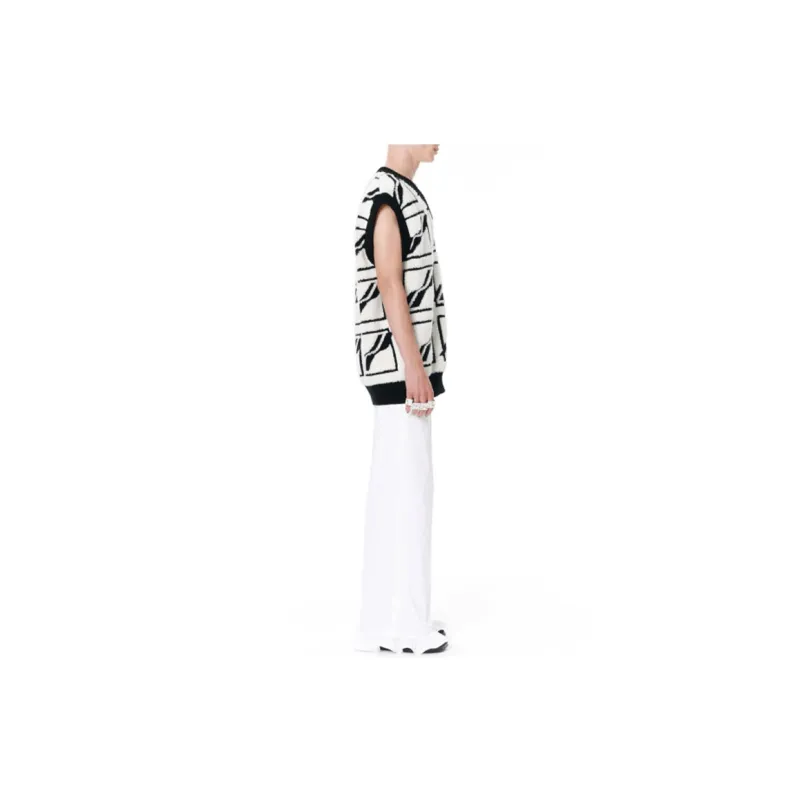 WE11DONE Vests Unisex White-4