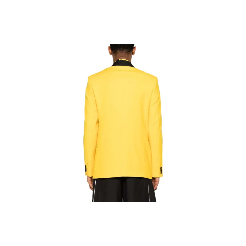 MOSCHINO Business Suit Men's Canary Yellow-2