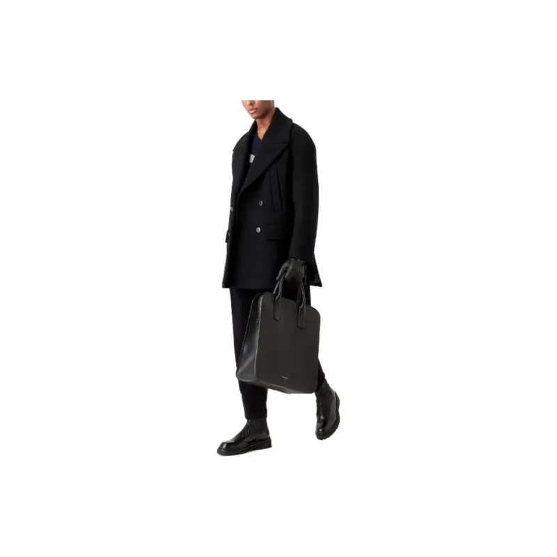GIORGIO ARMANI Double-Breasted Peacoat-3