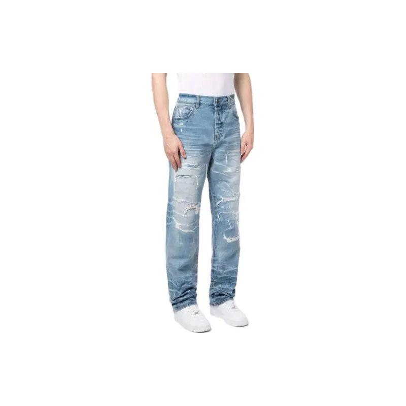 AMIRI Destroyed Straight Fit Jeans-4