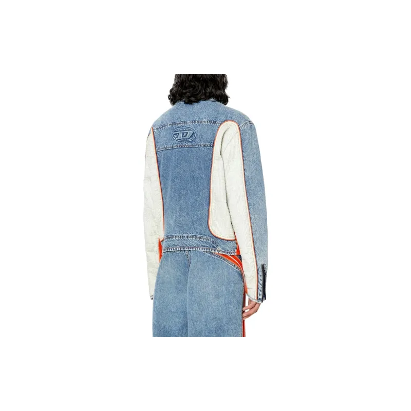 DIESEL Jackets Men Light Blue-1