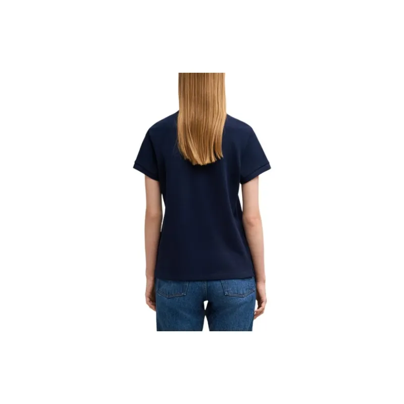 Ami Paris Ami De Coeur Logo Embroidered Polo Shirt-5