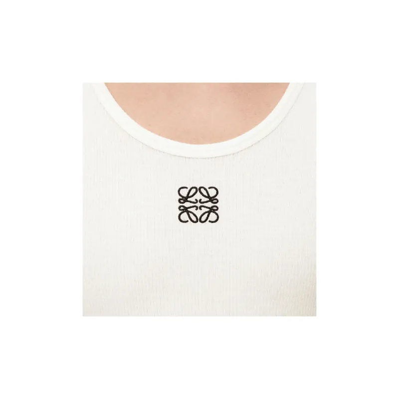 LOEWE Anagram Cotton Tank Top-4