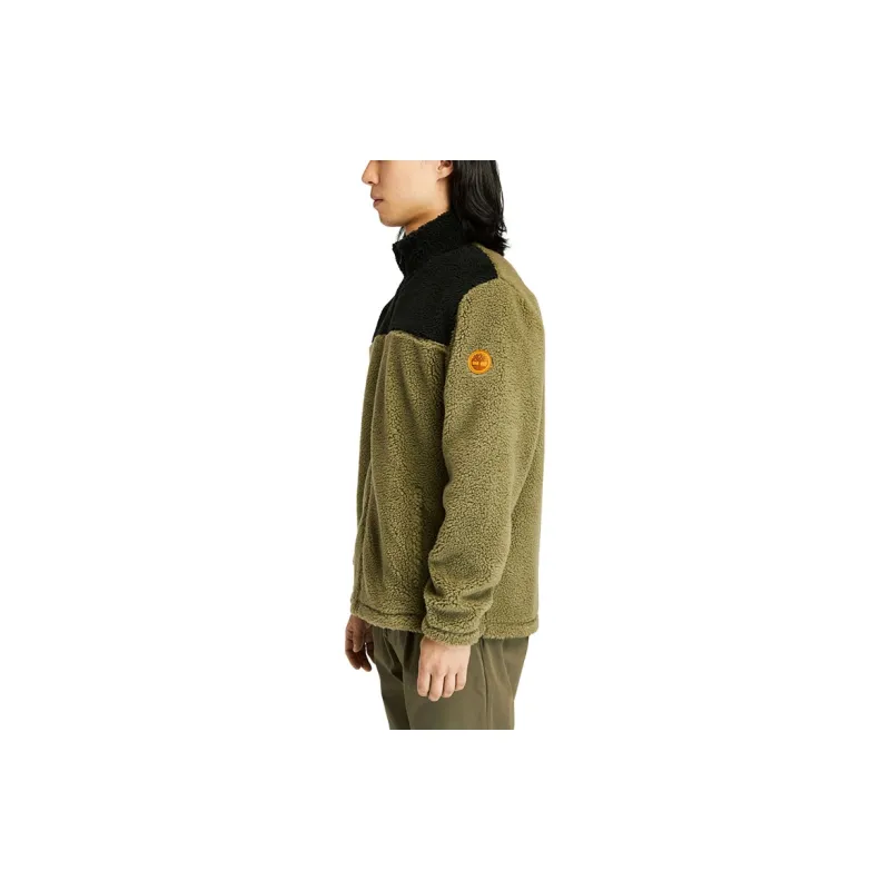 Timberland Velvet Jackets Men Khaki Green-6