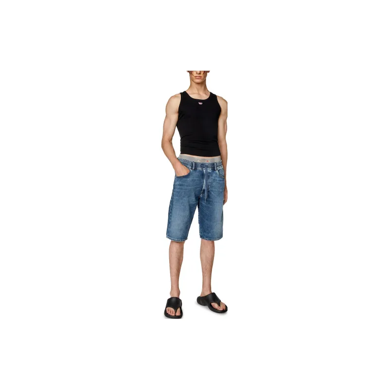 DIESEL Denim Shorts Men Medium Blue-3