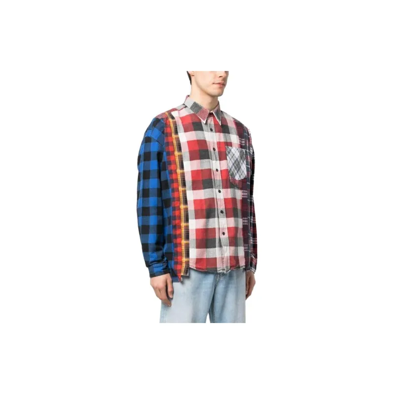 Needles Flannel Shirt 7 Cuts Shirt-3