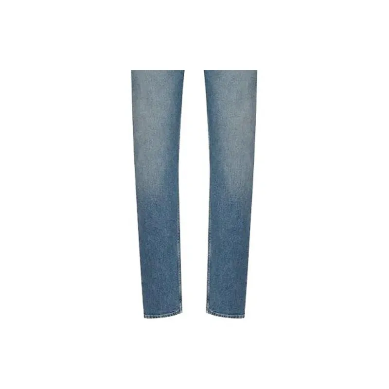 EMPORIO ARMANI J75 Logo Patch Slim Cut Jeans-5
