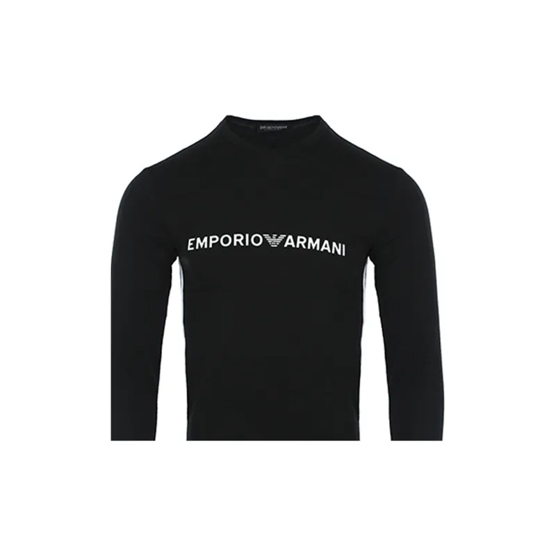 EMPORIO ARMANI T-Shirts Men Black-3