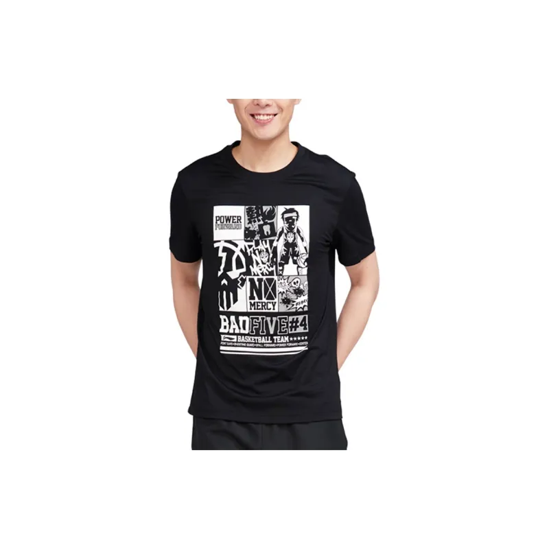 LINING T Shirts Men Black-3