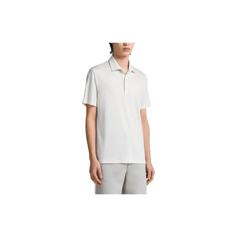 Zegna SS23 Polo Shirt Men's White-3