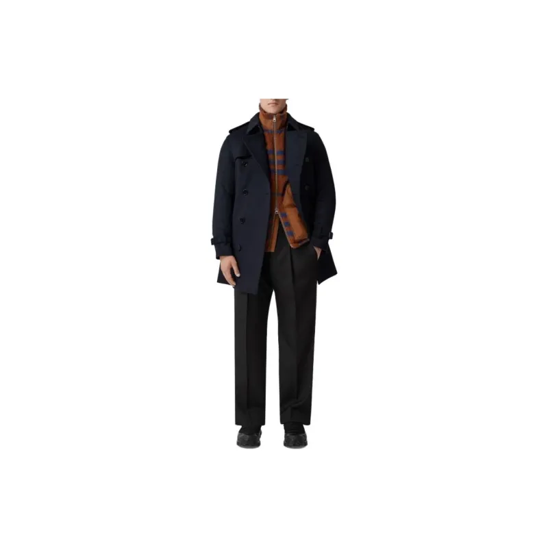 Burberry FW22 Trench Coat Men's Marine Blue-2