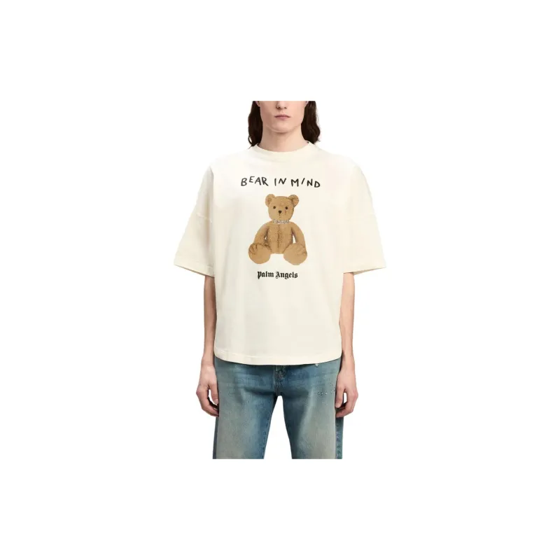 PALM ANGELS Bear In Mind T Shirt-2