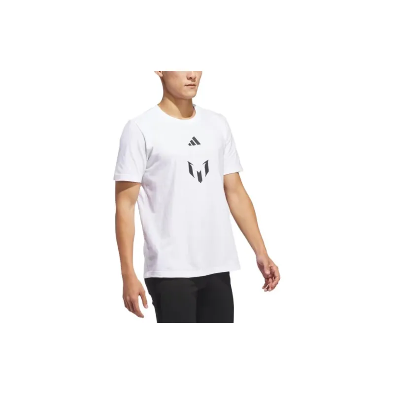 Adidas Messi T-Shirts Men White-4