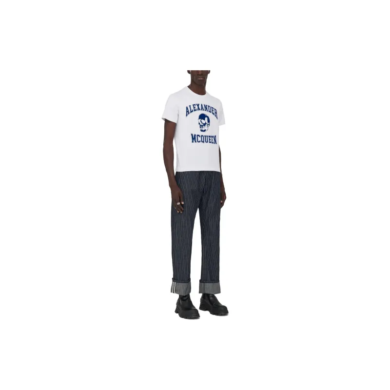 Alexander McQueen Graphic Printed Crewneck T Shirt-3