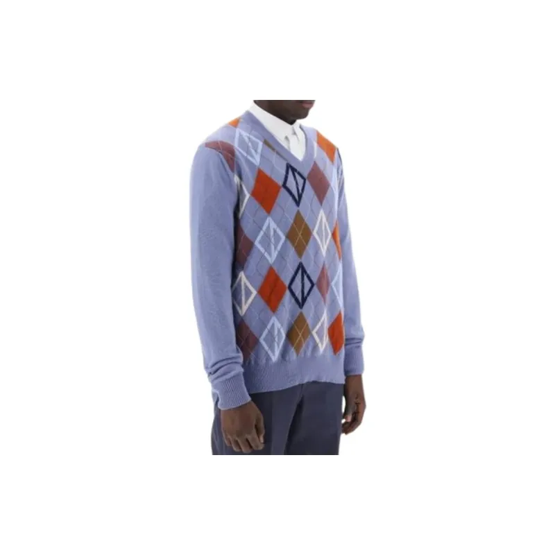 DIOR Sweaters Men Blue-3