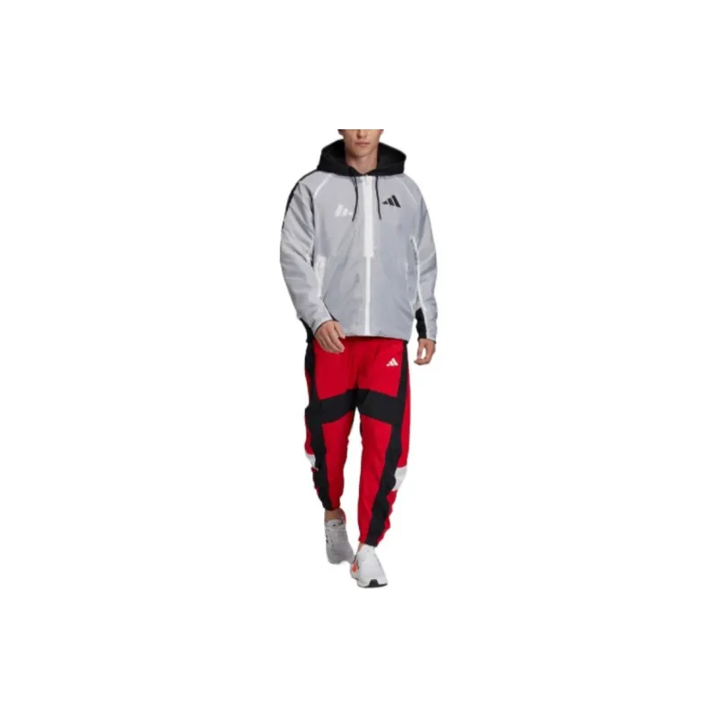 Adidas Knitted Sweatpants Men's Red-2
