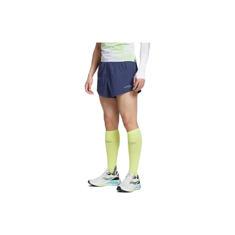 Saucony Sports Shorts Men Ebony Feather Blue-2
