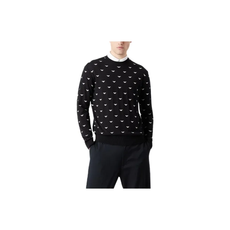 EMPORIO ARMANI FW22 Knitwear Men's Black-5