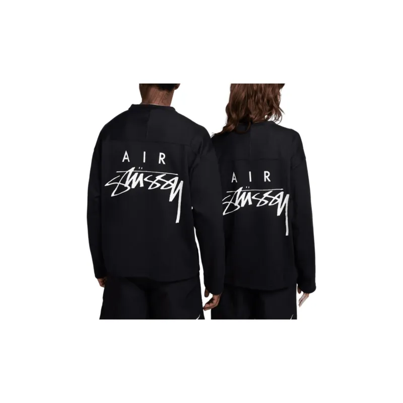 Nike Nike X Stussy Co branded FW23 T Shirt Asia Version Unisex Black-2