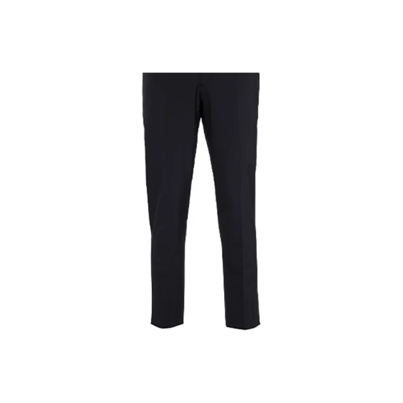 PRADA Pressed-crease Tailored Trousers-5