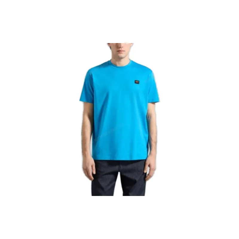 Paul & Shark T Shirts Men Light Blue-2