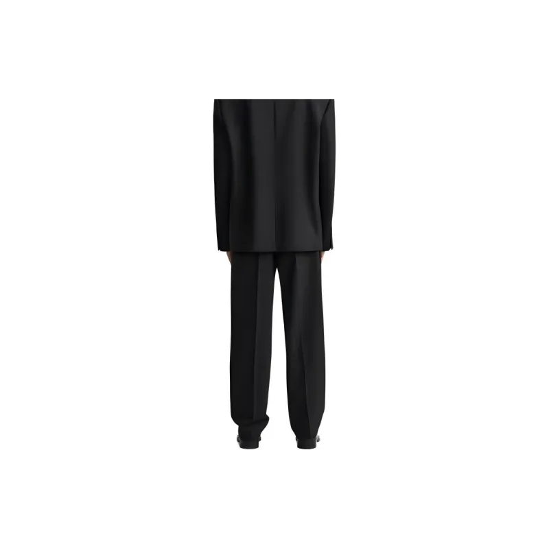 ZARA Suit Trousers Men Black-4