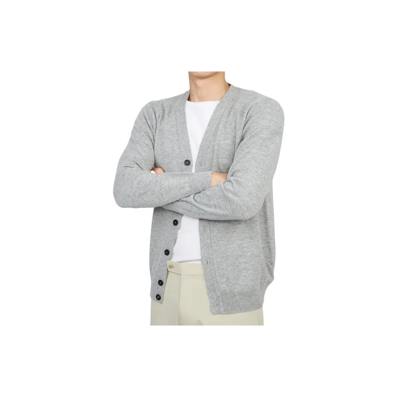 JOHNSTONS OF ELGIN Knitwear Men's Gray-3