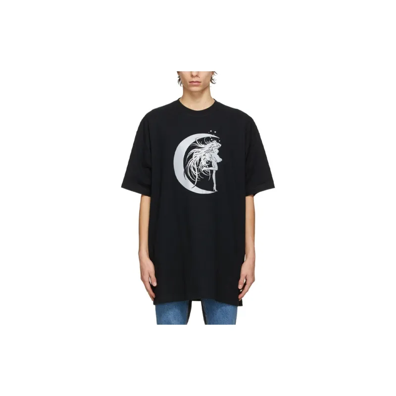 Vetements T-Shirts Unisex Black-1