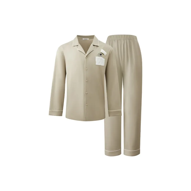 YOUKESHU Men Pajama Sets-3
