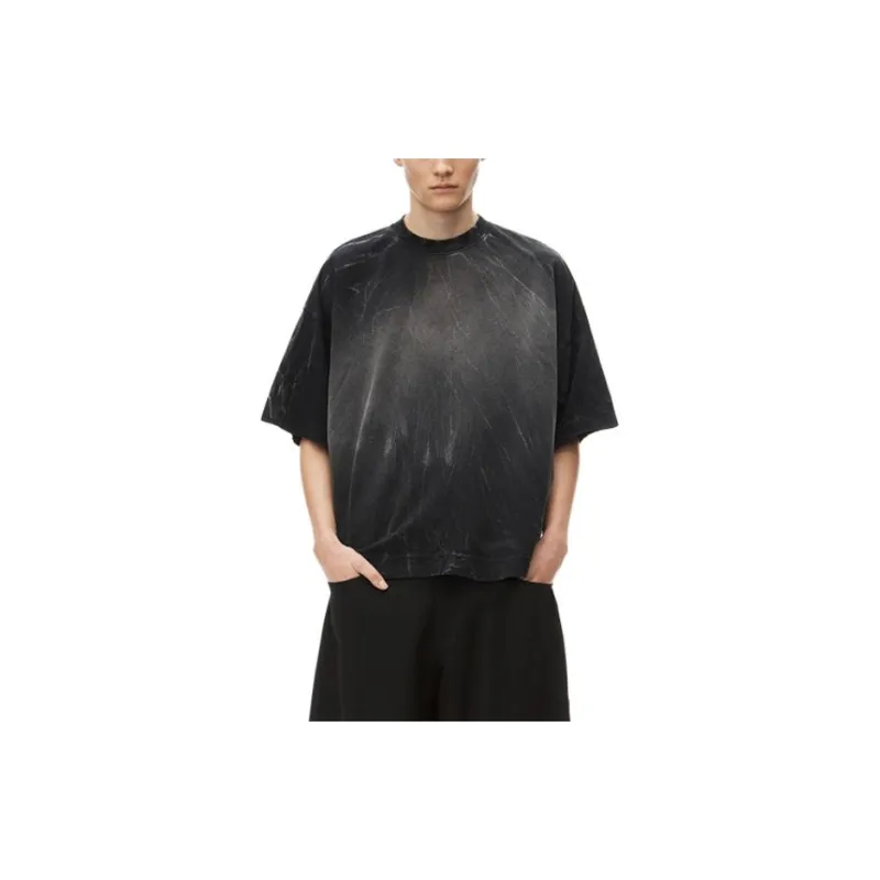 Alexander Wang Bleached-effect Cotton T-shirt-1