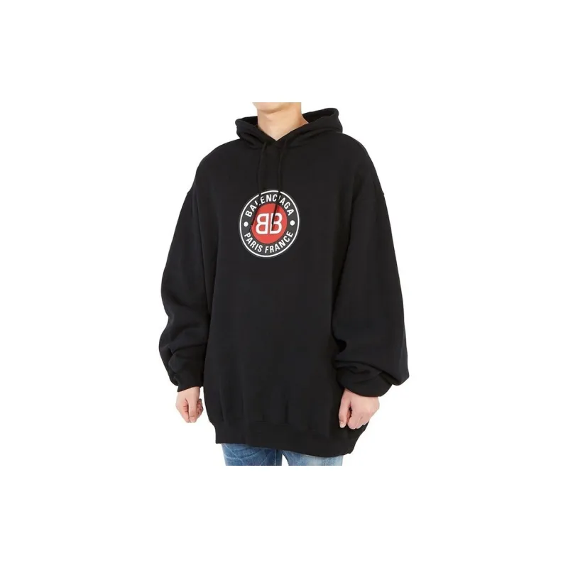 Balenciaga Paris France Print Hoodie-4
