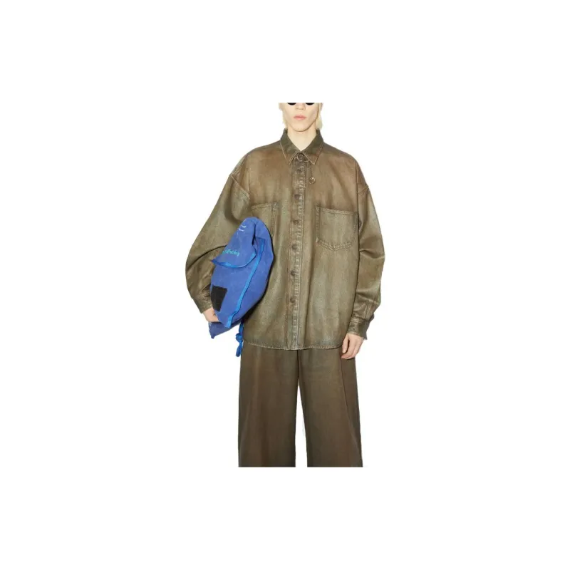 Acne Studios Denim Jacket Men's Tan-1
