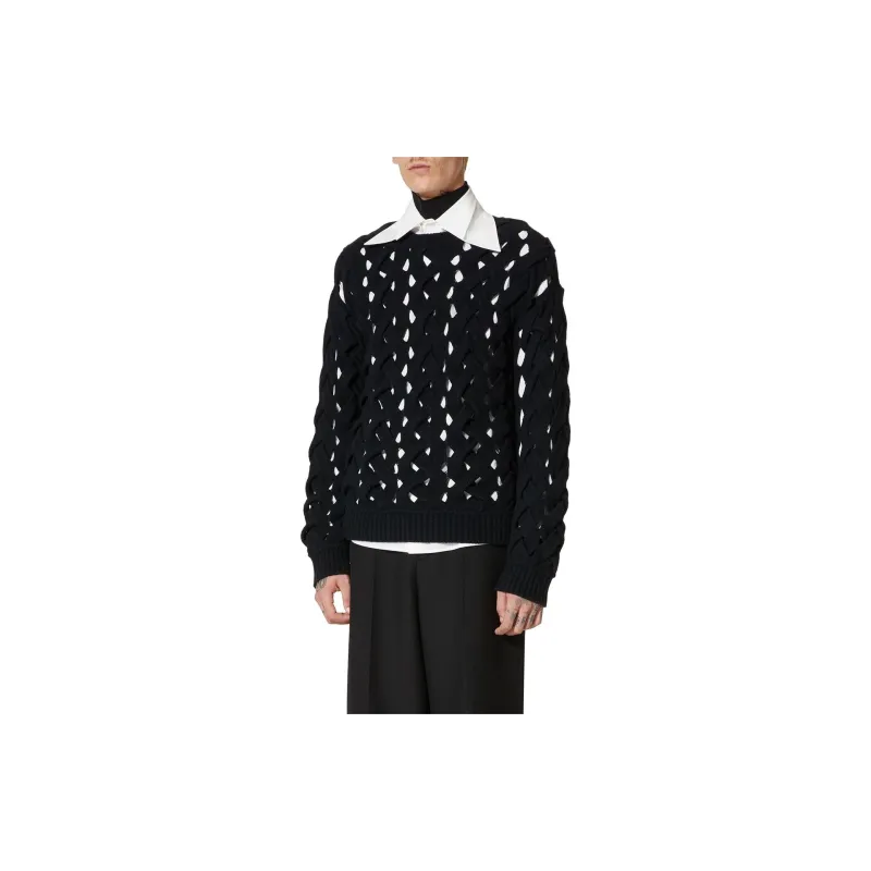 Valentino Cut-Out Detail Knit Jumper-3