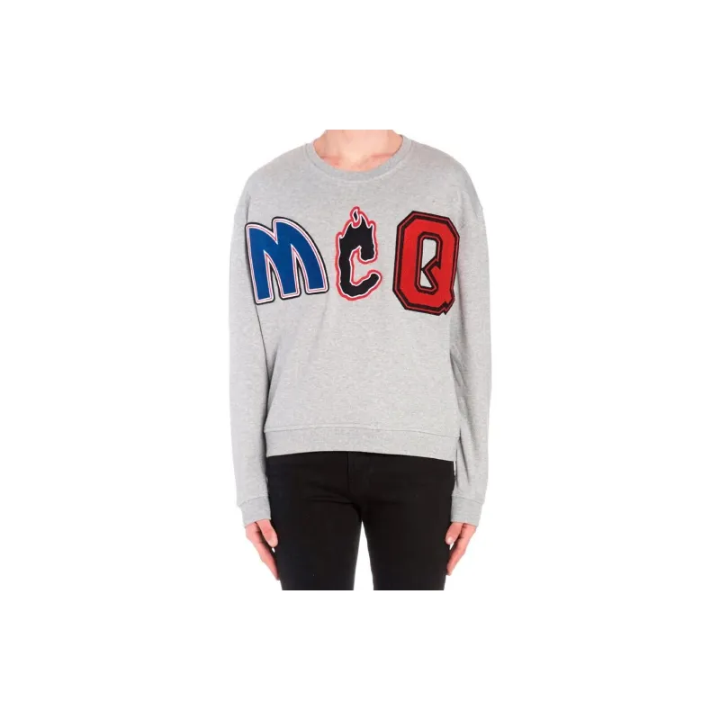 McQ Alexander McQueen Sweaters Unisex Gray-3
