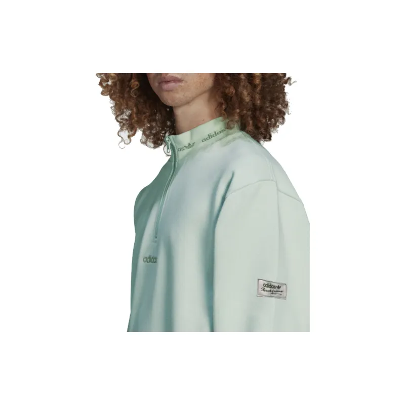 Adidas Originals Sweatshirts Unisex Light Green-6